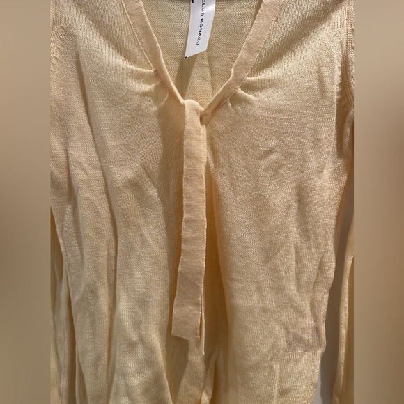 Club Monaco Yellow Vintage Sweater Size M NWT - Picture 5 of 7